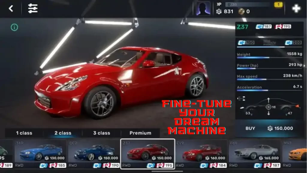 Fine Tue Your Machine in CarX Street Mod Apk