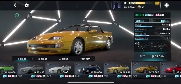 top 5 best car in carxstreet